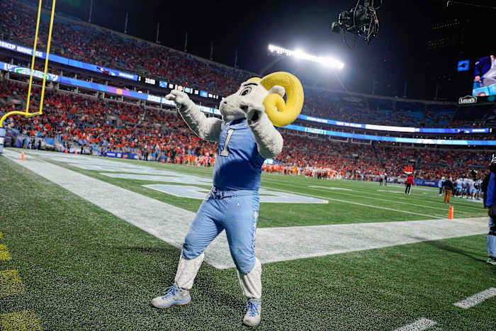 UNC football mascot Rameses